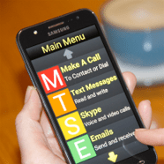 smart phone for the visually impaired